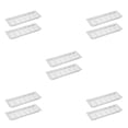 thumbnail image 3 of Guardoinrt Silver Ventilation Vents For Efficient Air Flow And Refreshing Environment Air Stream Control Perforated Metal Sheet 80mm wide 250mm long 5Set, 3 of 6