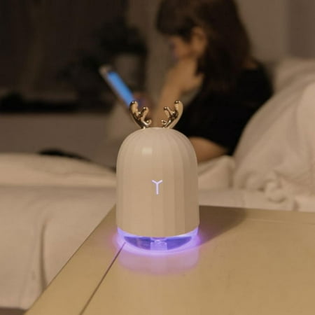 

LED Lights Ultrasonic Warm and Cool Mist Humidifier - Best Air Humidifiers for Bedroom / Vaporizer for Baby and Childrens Bedroom Large Rooms Aroma Humidifier