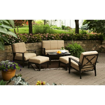 Urban Haven II 6-Piece Patio Conversation Set, Seats 4