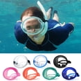 thumbnail image 2 of Máscara de buceo con visión ultra amplia de 180 grados, color rojo coral, vidrio templado resistente a la presión. Ajuste cómodo con correa regulable y material de silicona premium para un sellado, 2 of 6