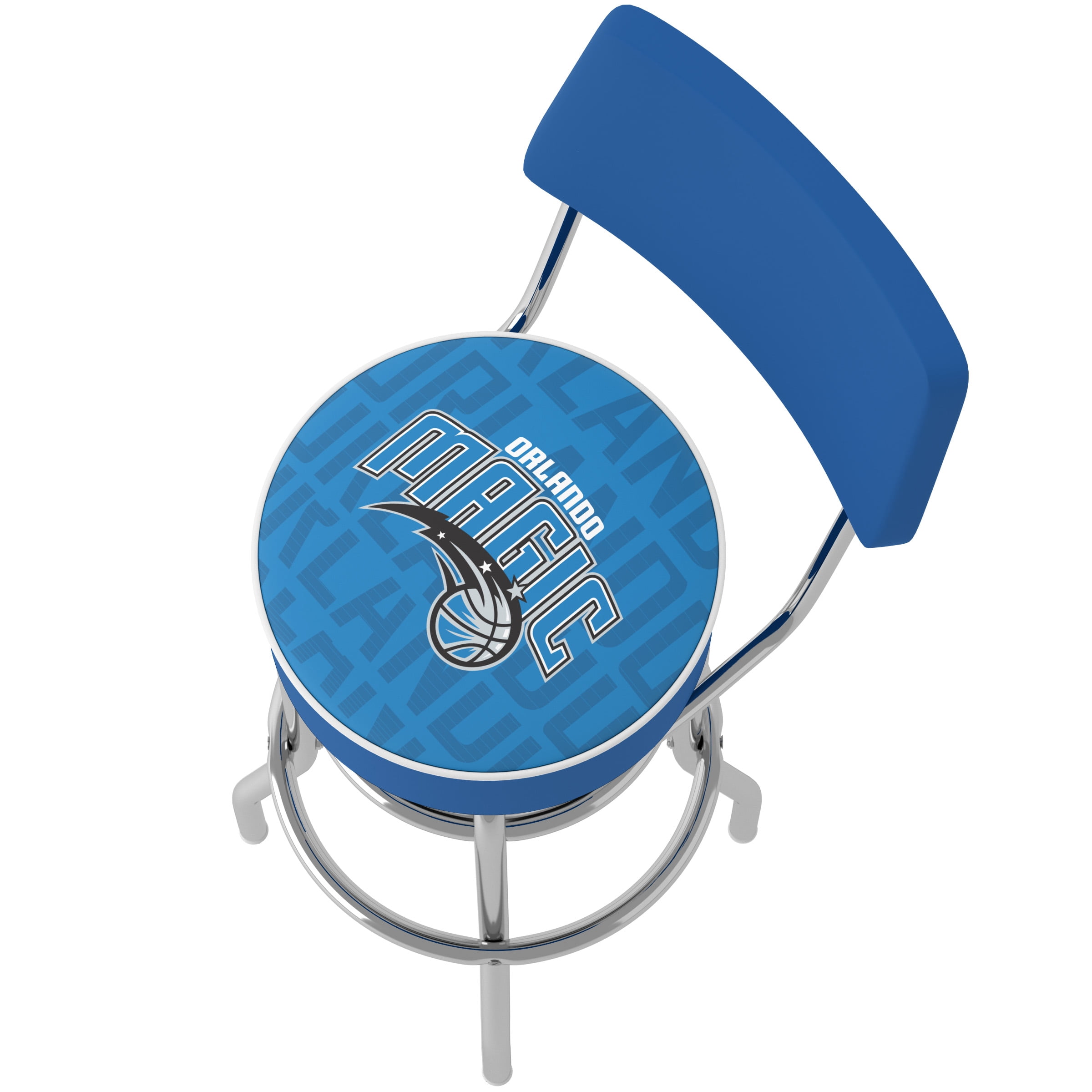 Trademark Gameroom Orlando Magic City Bar Stool with Back Rest