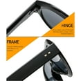thumbnail image 5 of Popular Fashion Pilot Sunglasses Women Shades UV400 Retro Rivets Decoration Gradient Trending Men Round Sun Glasses, 5 of 6