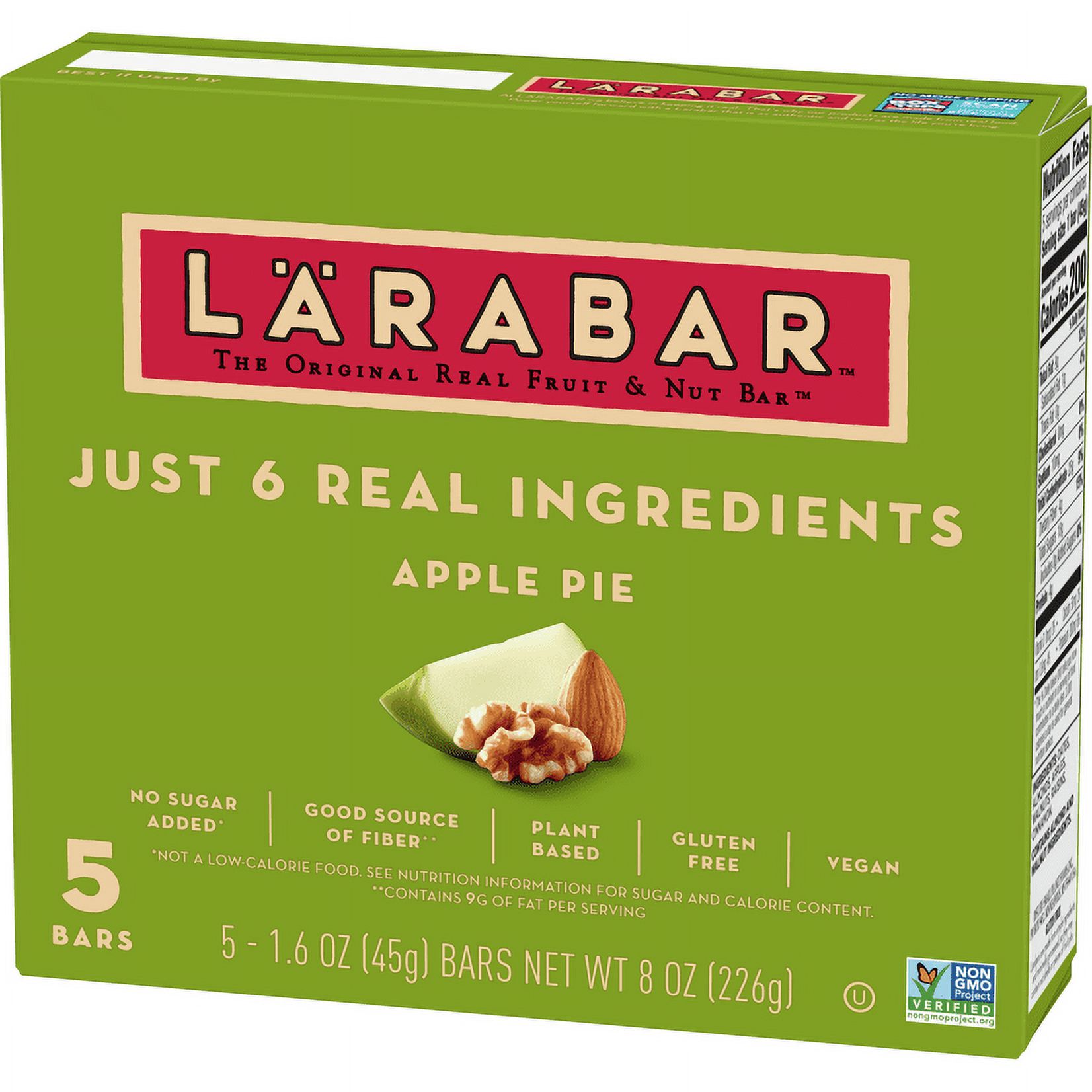 Larabar, Gluten Free Bar, Apple Pie, Vegan (5 Bars) - image 3 of 5