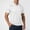 White, variant on Men's Dryin Mesh Hoodie Gym Shirts - Lightweight Quick-Dry Athletic Pullover Hooded Tee for Workout Fitness Dryin Short Sleeve Top Purple XL