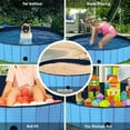 thumbnail image 6 of Topbuy 55'' Blue Portable Leakproof Foldable Dog Pet Pool Kiddie Bathing Tub Indoor/Outdoor, 6 of 10