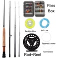 thumbnail image 2 of Sougayilang Saltwater Freshwater Fly Fishing Rod with Fly Reel Combo - Novice Fishing Full Kit, 2 of 7