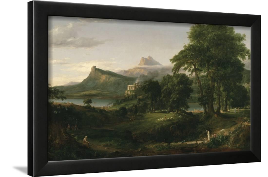 The Course of Empire the Arcadian or Pastoral State, C.1836