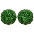 thumbnail image 1 of HOMCOM 2 Pack Artificial Tree Boxwood Topiary Balls, 15.7 Inch, 1 of 10