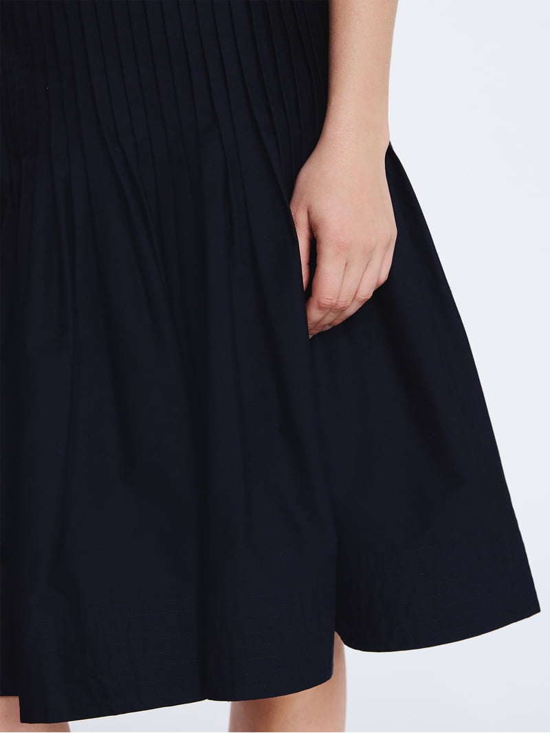 Free Assembly Women's Pintuck Knee Length Skirt, Sizes XS-XXL