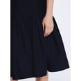 thumbnail image 4 of Free Assembly Women's Pintuck Knee Length Skirt, Sizes XS-XXL, 4 of 5