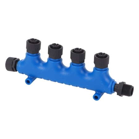 NFTIGB 4 Ports T Connector for NMEA 2000 Networks, IP67 Water Resistant M12T 5-Pin MultiPort Backbone Drop Cable Tee Adapter for Lowrance, Simrad, B&G Marine Boats