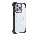 thumbnail image 2 of Funda Transparente Uso Rudo Ultra Bounce Para iPhone 13/14 Transparente Negro Magsafe MR. GADGETS, 2 of 8