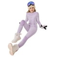 thumbnail image 6 of Charmo Thermal Outfit Sets for Kids Athletic Top and Bottom Activewear Sets Boys Girls Long Johns Set Winter Base Layer, 6 of 7