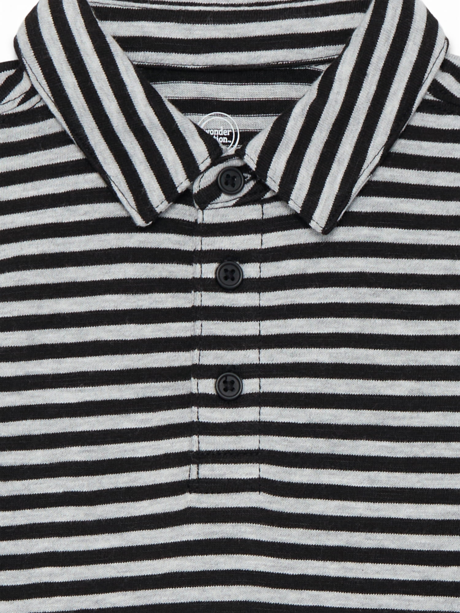 Wonder Nation Toddler Boy Henley Top, Sizes 12M-5T