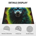 thumbnail image 3 of Kdxio Fluorescent Wolf for Dish Drying Mat,24*18 inch Absorbent Dish Drainer Kitchen Counter,Large Size Dish Drying Pad for Countertops,Draining Racks, 3 of 6