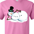 thumbnail image 4 of Inktastic Sassy Snowman in Top Hat T-Shirt, 4 of 5