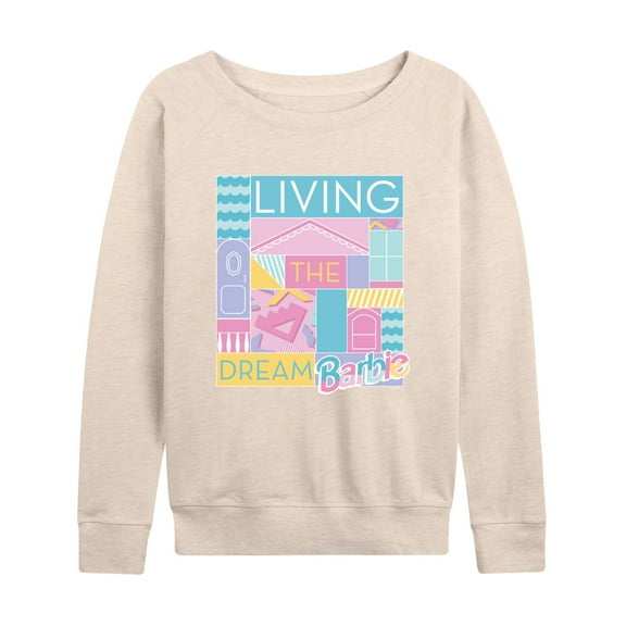 Barbie - Loving & Living the Dream - Women's Lightweight French Terry Long Sleeve Shirt