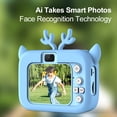 thumbnail image 4 of 1080P Mini Cartoon Kids Digital Camera Digital Video Camera for Kids Dual Lens 2.0 Inch IPS Screen Built-in Battery Cute Photo Frames Interesting Games with Neck Strap Birthday Christmas Gift for, 4 of 9