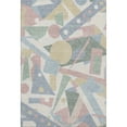 thumbnail image 2 of Addison Rugs Mayfield Premium Machine Washable Transitional Geometric Sky Rectangle Rug, 10' X 14' Machine Washable Transitional Geometric Sky Oversized Sherpa Throw Blanket, 2 of 7