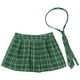 thumbnail image 3 of Disfraz de Cosplay Sexy para colegialas, vestido elegante, traje de juego de rol para estudiantes, minifalda plisada a cuadros con cremallera y corbata, 3 of 5
