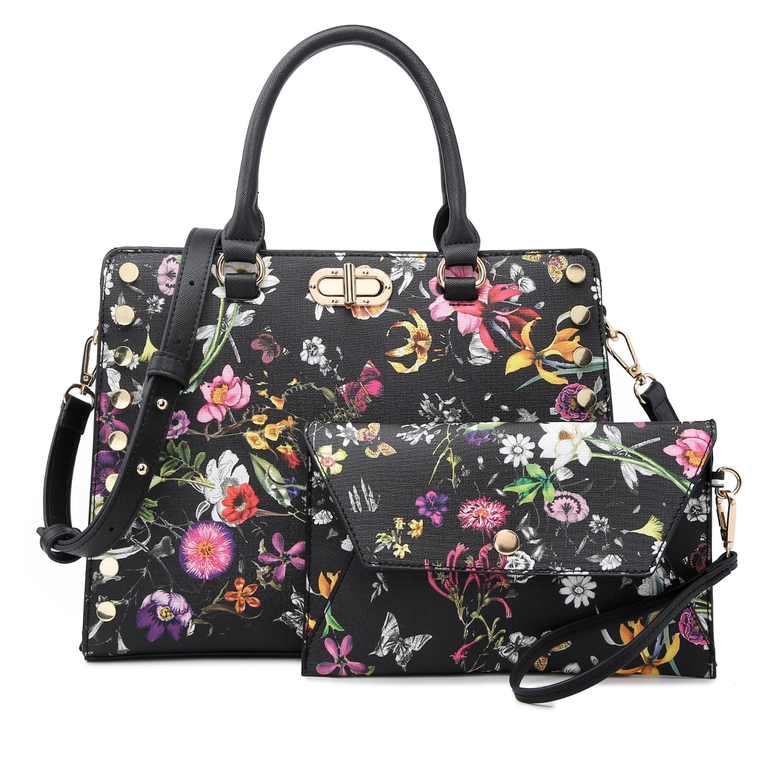Dasein Purses and Handbags for Women Satchel Bags top Handle Shoulder Bag Work Tote Bag with Matching Wallet