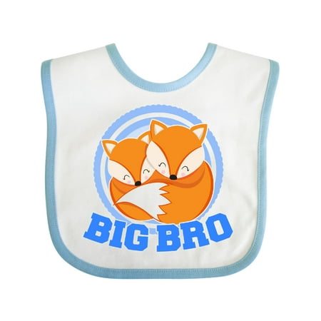 

Inktastic Big Bro Fox Gift Baby Boy or Baby Girl Bib