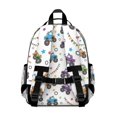 thumbnail image 2 of Monster Cartoon Truck White Pattern Cute School Backpack Bag for School with Padded Back and Adjustable Shoulder Straps 15.25"x11.5"x5.25", 2 of 4