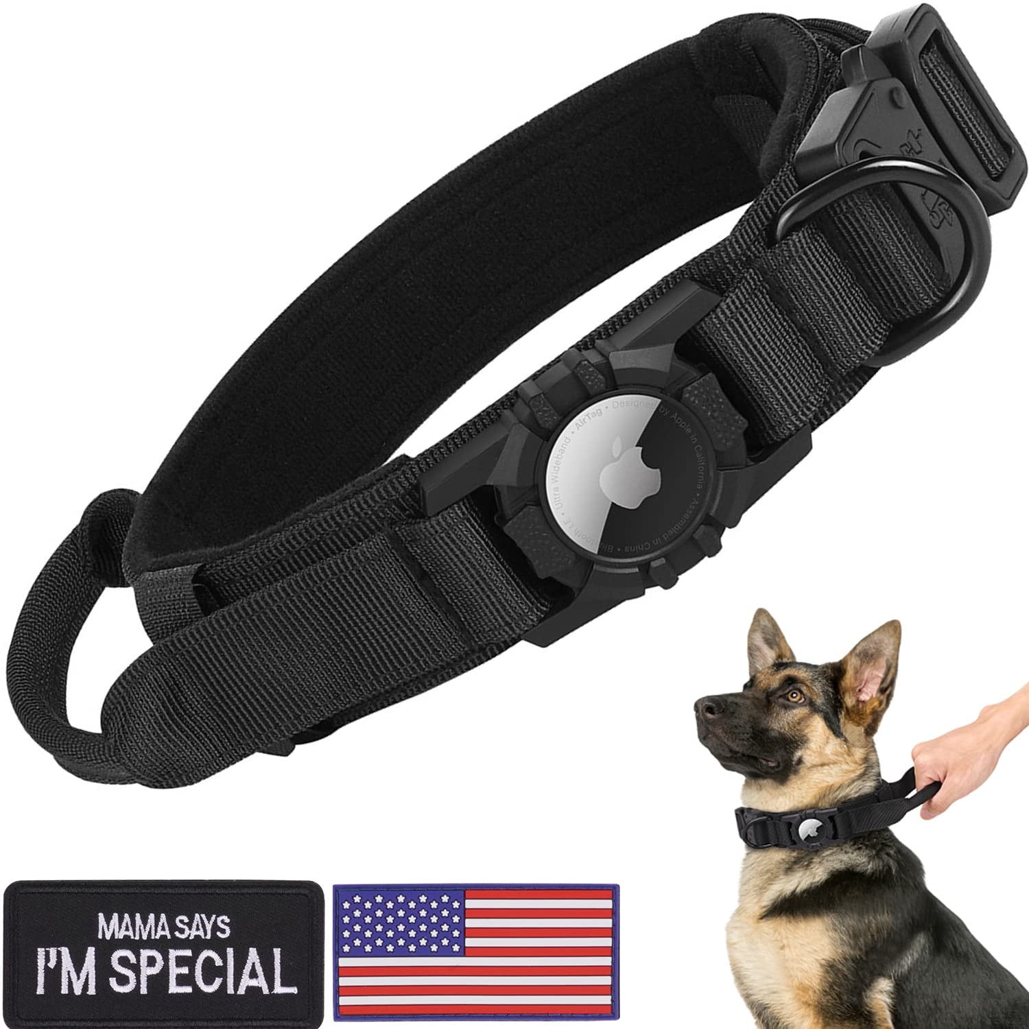 Airtag Dog Collar Integrated Airtag Holder for Iphone Positioning Outdoor Activitiesanti Lost Sturdy And Durable Dog Collar That Fits Most Dogs. M Brown Walmart