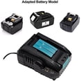 thumbnail image 2 of Dinheiro para Makita DC18RC DC18RA Cargador de iones de litio Cargador de batería de 7,2 V-18 V para batería de repuesto BL1830 BL1430 (cargador 4A) (Tipo 1) WddnAot, 2 of 5