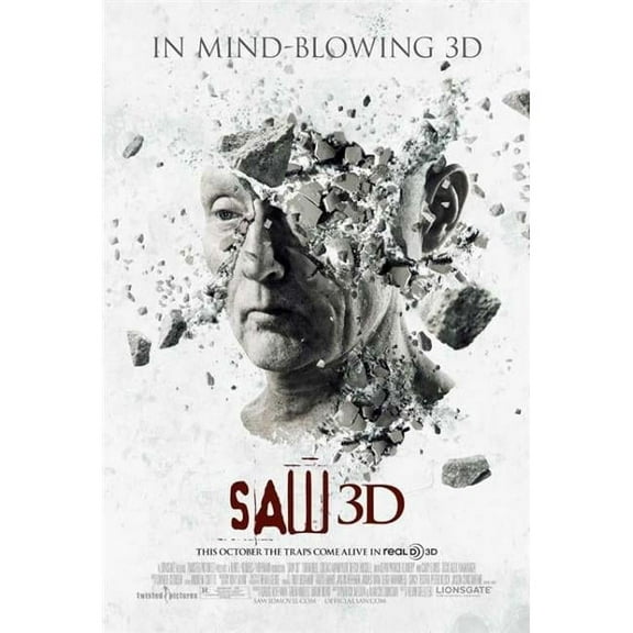 Posterazzi MOVGB09011 Saw 3D Movie Poster - 27 x 40 in.