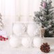 thumbnail image 3 of Bolas de purpurina para colgar en el árbol de Navidad, forma de pétalo, piñas de pino, para decoración del hogar, fiestas de Navidad, Año Nuevo 2023, 8/10 cm, 3 of 5
