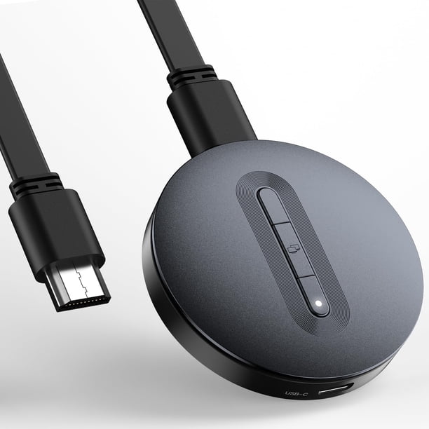 Adaptador de pantalla HDMI inalámbrico: Miracast Dongle, DLNA, AirPlay: transmisión de vídeo/audio Plug & Play desde un portátil, PC, teléfono inteligente a HDTV, proyector o monitor
