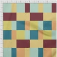 thumbnail image 3 of Soimoi Cotton Voile Fabric Geometric Panel Printed Fabric 1 Yard 56 Inch Wide, 3 of 3