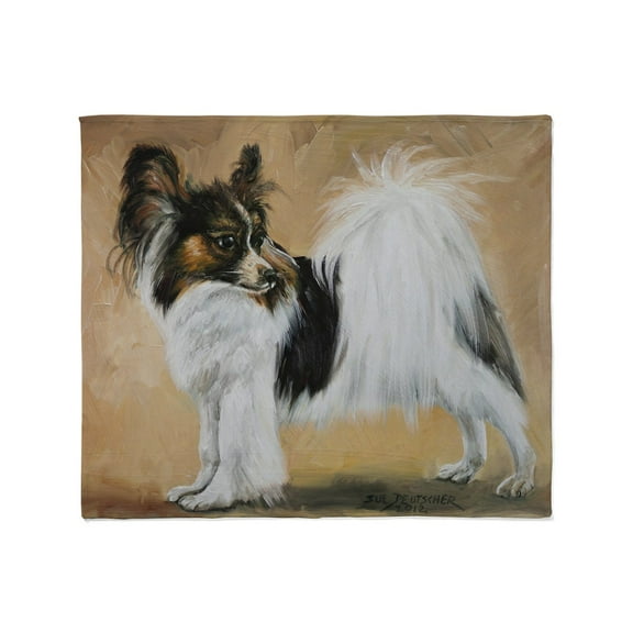 CafePress - Papillon Throw Blanket - Soft Fleece Throw Blanket, 50"x60" for All Ages