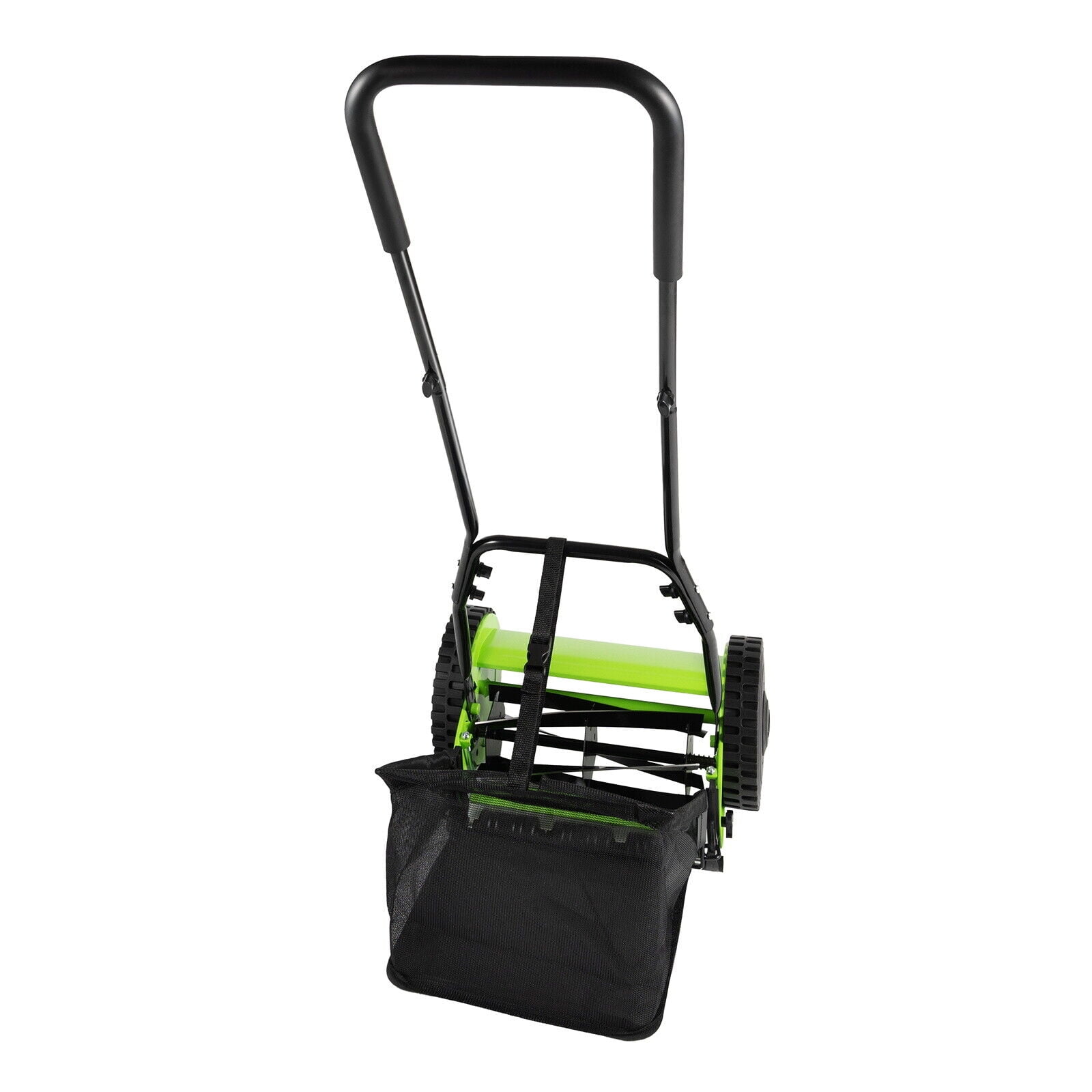 Adjustable Height Lawn Mower 11.81-inch Cutting Width Manual Lawn Mower Capacity of The Grass Catcher With a Sling 6 Gallons