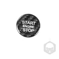 thumbnail image 1 of Carbon Fibre Protector Car Engine Start Stop Switch Button Sticker Ignition Sticker Car Interior Decoration Replacement for A3 A4 A5 A6 C5 C6 Q5 Q7 S6 S7, 1 of 7