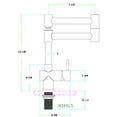 thumbnail image 2 of ALFI brand AB2038-BSS Solid Brushed Stainless Steel Retractable Single Hole Kitchen Faucet, 2 of 12