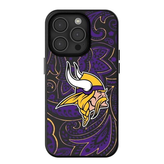 Keyscaper Minnesota Vikings Paisley iPhone Magnetic Bump Case