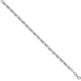 thumbnail image 2 of 14K White Gold Polished Link Bracelet - 7.5" - 4.9gm, 2 of 8