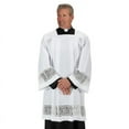 thumbnail image 3 of RJ Toomey G4527 Augustinian Collection Alpha & Omega Lace Surplice-Large, 3 of 4
