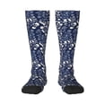 thumbnail image 2 of Lsque Plant Printed Crew Socks Men's Women's LightWeight Thin Casual Calf Socks ,Knee High Socks,Cotton Socks, 2 of 9