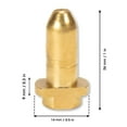 thumbnail image 3 of Brass Nozzle Tip Core Replacement Spray Rod Wand Replace Accessories Brass Adapter Nozzle For Karcher K2 K3 K4 K5 K6 K7, 3 of 8