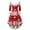 Red, variant on Christmas Party Printed Dresses for Women Vintage Christmas Midi Dress Casual Dresses Cocktail Dress Party Festive Dresses for Fall and Winter Seasons,Beige,L