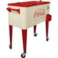 thumbnail image 5 of Leigh Country CP 98131 80 Qt. Coca-Cola Vanilla Embossed Metal Outdoor "Ice Cold" Cooler, 5 of 7