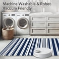 thumbnail image 5 of ODIKA 4'x6' Machine Washable Non-Slip Area Rug, Mariner Handwoven High Traffic Rug, Navy, 271700, 5 of 5