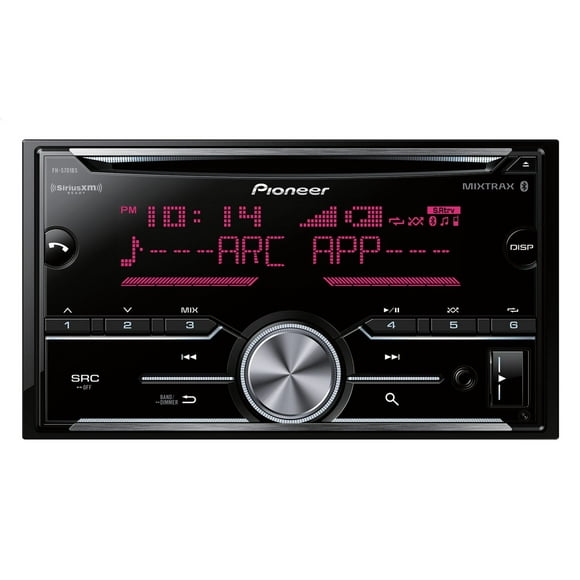 Pioneer - FH-S701BS -Double DIN CD Receiver with Enhanced Audio Functions, Improved Pioneer ARC App Compatibility, MIXTRAX®, Built-in Bluetooth®, and SiriusXM-Ready™