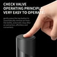thumbnail image 4 of Tapón de vino al vacío automático | Sellador avanzado a batería para vino tinto | Operación con un solo botón | ABS apto para uso alimentario | Conserva la frescura hasta 7 días | Portátil, 4 of 8