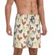 thumbnail image 2 of Balery Funny Chicken Pantalones cortos de pijama de punto de algodón para hombre con cinturilla y bolsillos-XX-Large, 2 of 6