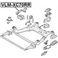 thumbnail image 2 of Febest REAR ENGINE MOUNT # VLM-XC70RR OEM 30680474, 2 of 2