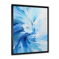 thumbnail image 4 of Designart "Swirling Blue Wave Spiral" Abstract Spirals Picture Framed Canvas Art Print, 4 of 5